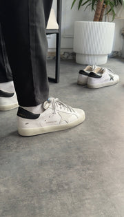 Golden goose beyaz siyah topuk