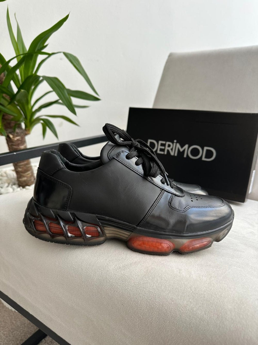 Deri Mod Hakiki Deri İthal Taban Casual 1004