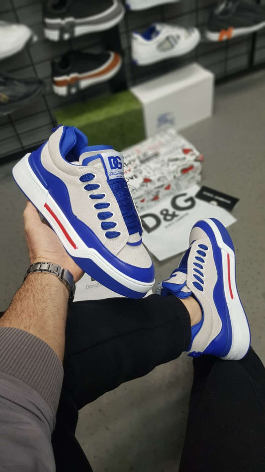DG MİLANO - İTHAL MAVİ BEYAZ KIRMIZI DETAYLI
