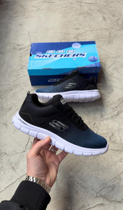 SKECHERS İTHAL -SİYAH MAVİ