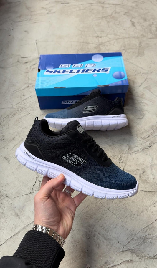 SKECHERS İTHAL -SİYAH MAVİ