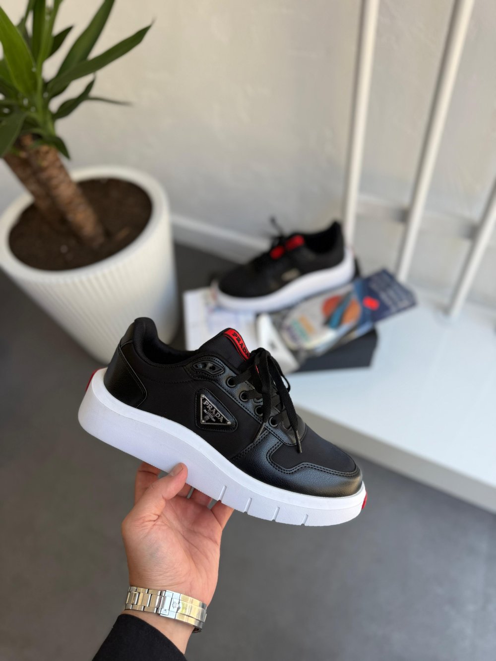 PRADA - downtown bold leathers