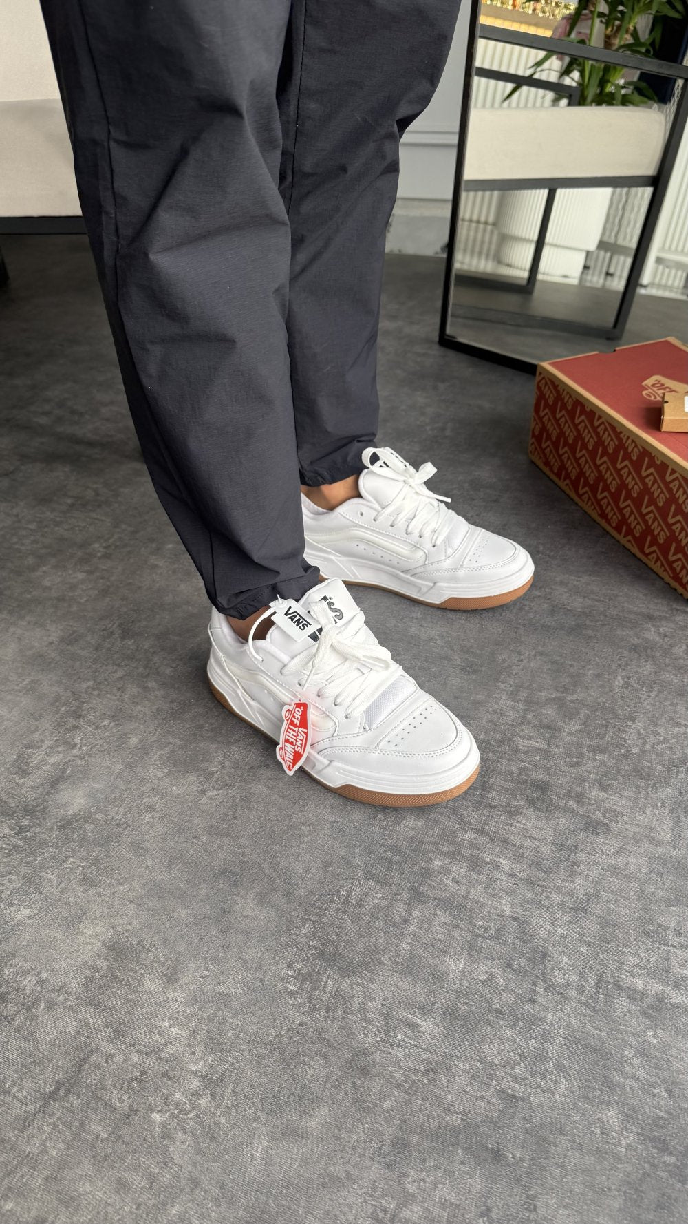 Vans lowland - beyaz
