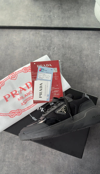 PRADA MİLANO  İTHAL - SİYAH KIRMIZI MAT