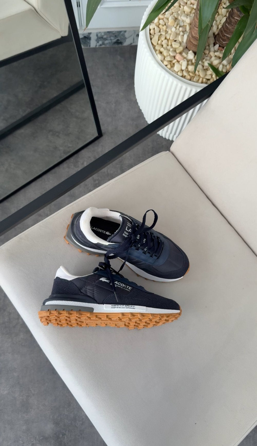 803Z İthal Lacoste - Lacivert Taba