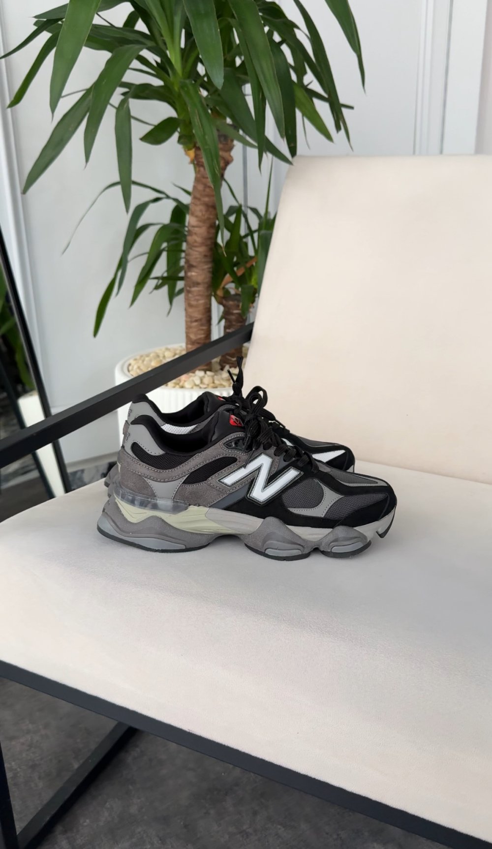 806Z New Balance 9060 İthal - Siyah Füme