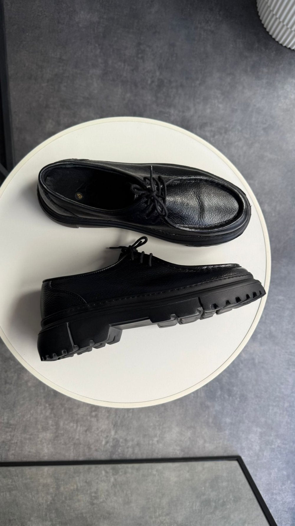 Zeyka Model Deri Siyah Çatlak 1043