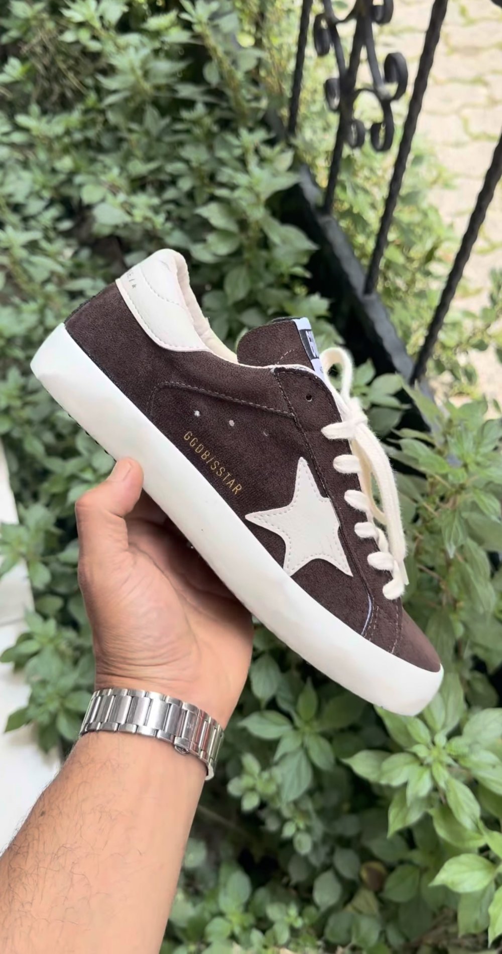 Golden goose - kahverengi süet